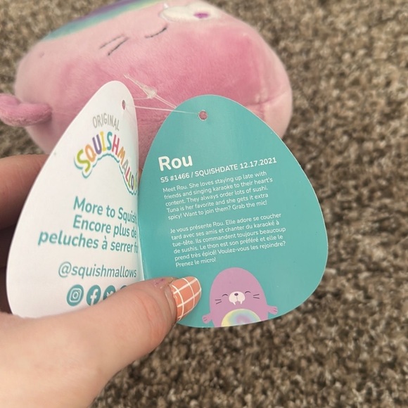 Squishmallow rou the walrus BNWT - Picture 3 of 3